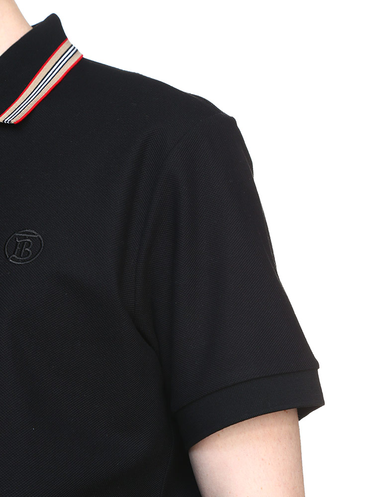 BURBERRY (バーバリー) アイコンストライプカラー コットンピケ