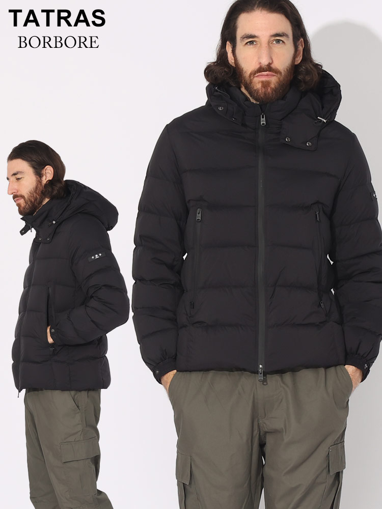 TATRAS (タトラス) フード着脱 フルジップ ダウンジャケット BORBORE