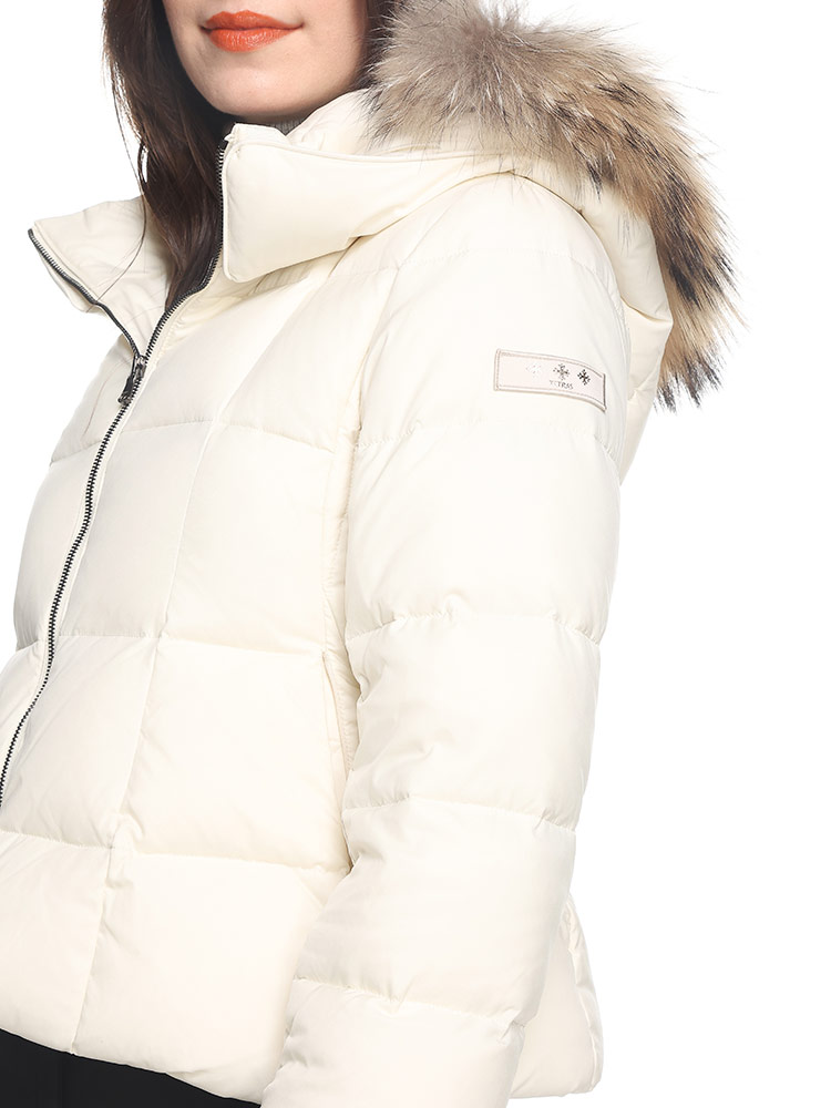 TATRAS (タトラス) ファーフード フルジップ ダウンジャケット AVECI