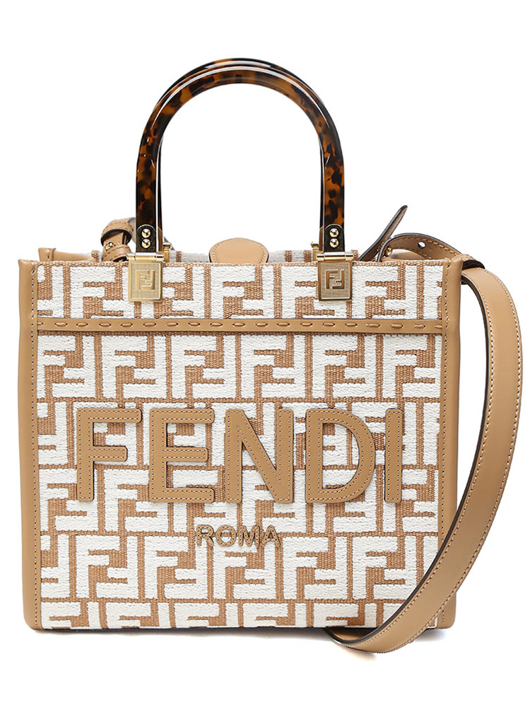 FENDI (フェンディ) ロゴ ハンドバッグ フェンディ サンシャイン