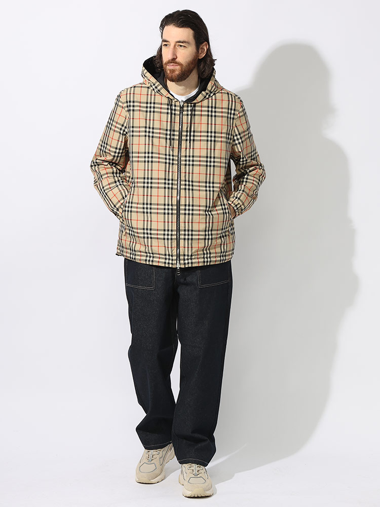 ☆新同☆バーバリーズ デザイン ノバチェック ブルゾンS☆Q91