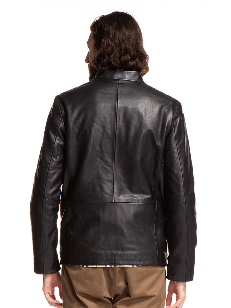 DKNY (ダナキャラン ニューヨーク) レザー フルジップ ライダース