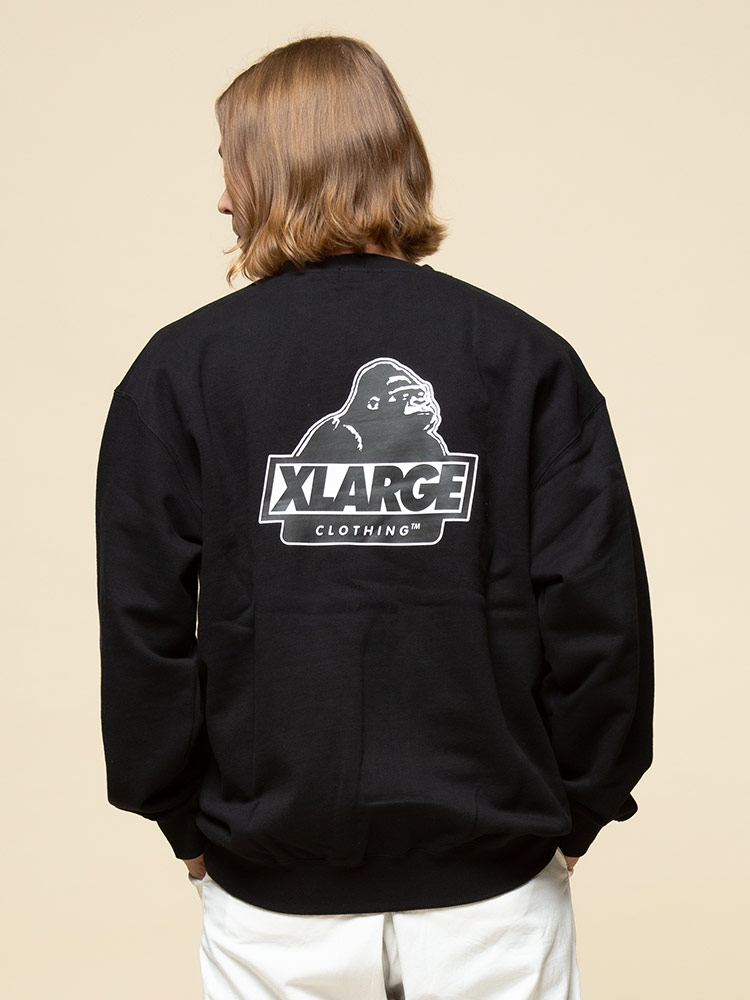 XLARGE (エクストララージ) バックBIGロゴ クルーネック スウェット