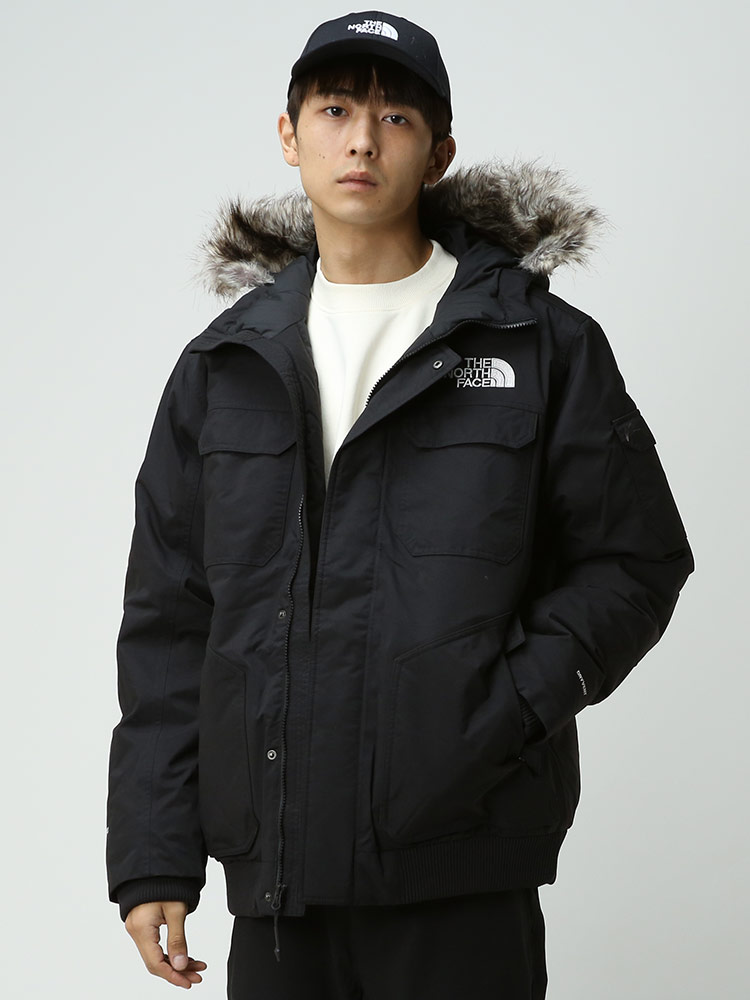 THE NORTH FACE (ザ ノースフェイス) ロゴ刺繍 フード フルジップ