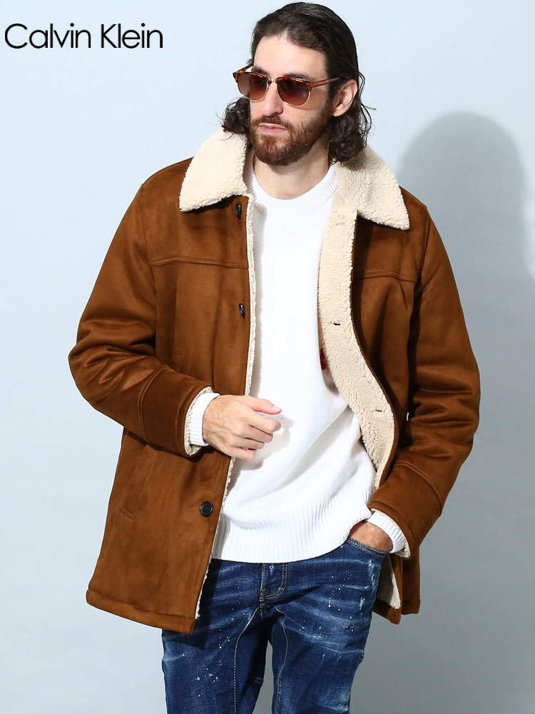 カルバンクライン メンズ ブルゾン Calvin Klein ブランド ムートン