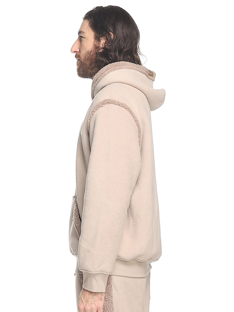 UGG (アグ) 裏ボア フリース プルオーバー パーカー Evren Bonded
