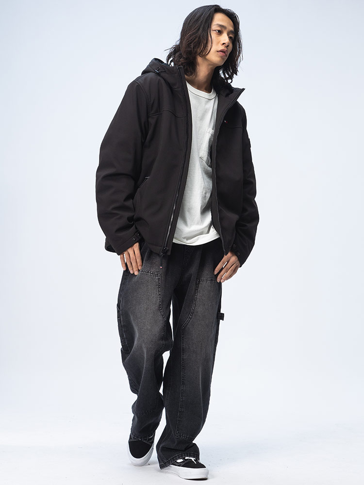 TOMMY HILFIGER (トミーヒルフィガー) 裏ボア フルジップ ジャケット