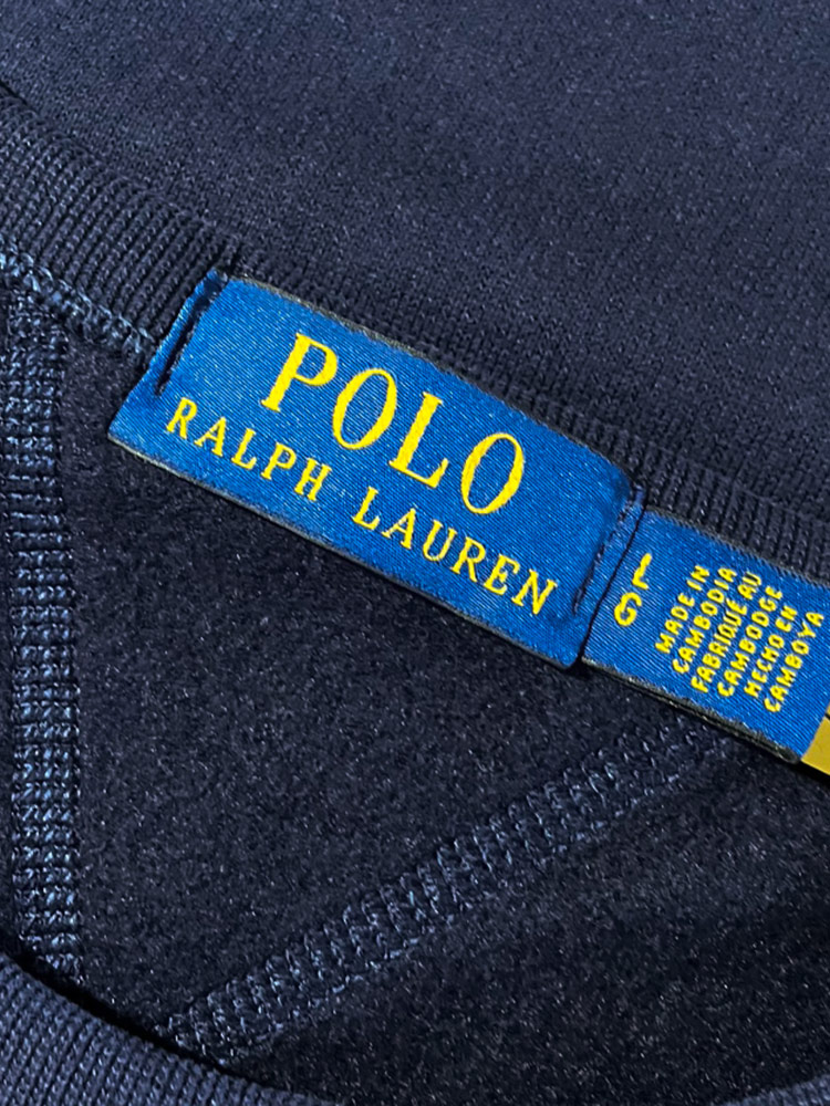 POLO RALPH LAUREN (ポロラルフローレン) 裏起毛 ワンポイント クルー