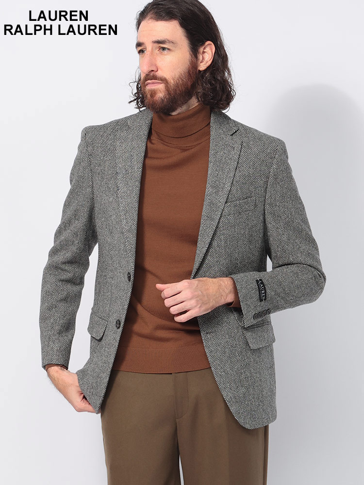 LAUREN RALPH LAUREN (ローレン ラルフ ローレン) ウール ヘリンボーン