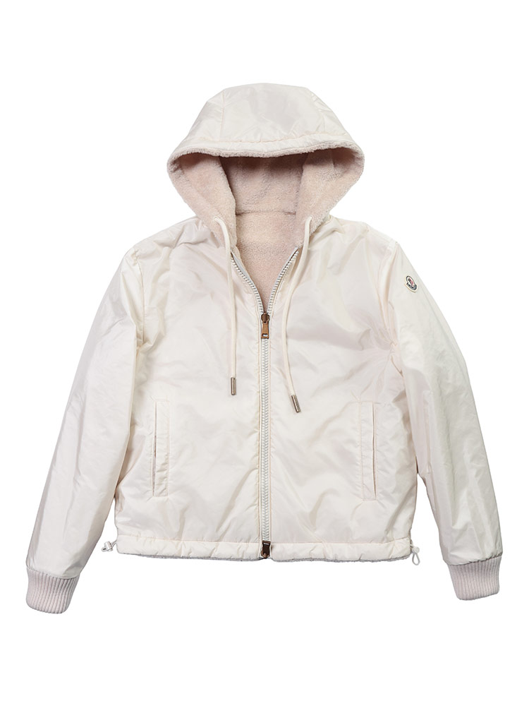 MONCLER (モンクレール) リバーシブル フルジップ ボアジャケット