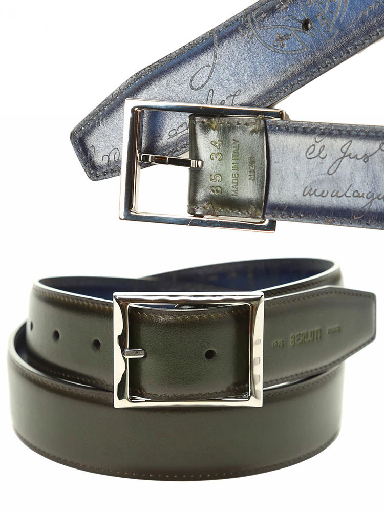 Berluti ベルルッティ メンズ ブランド ヴェネチア レザー ベルト