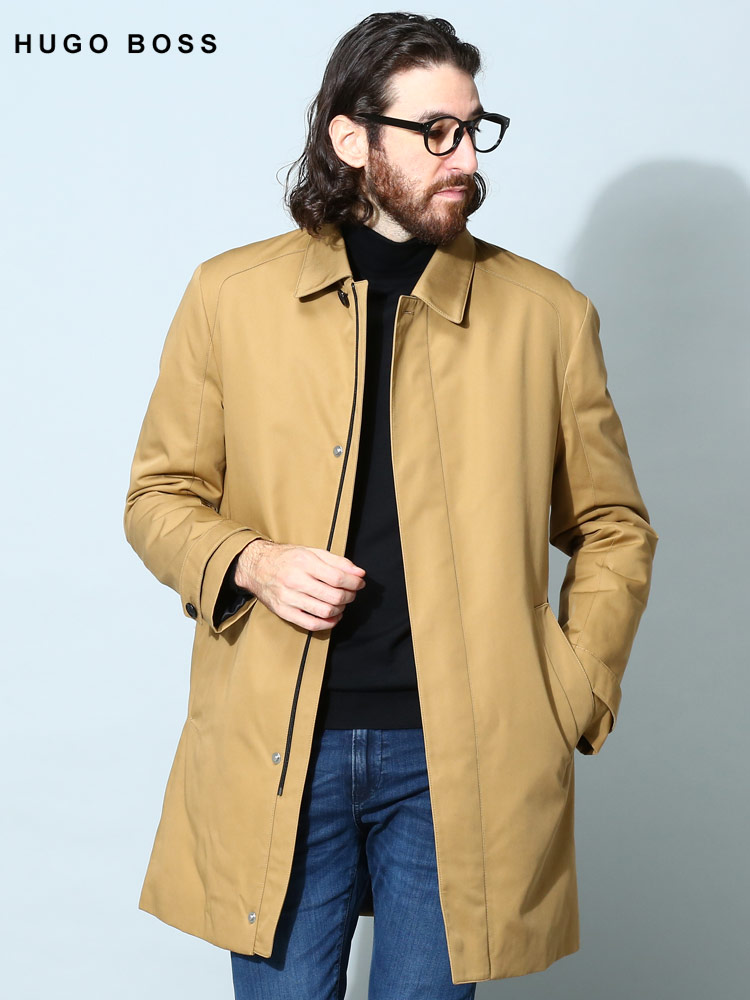 ヒューゴボス メンズ コート HUGO BOSS ブランド アウター ボタン