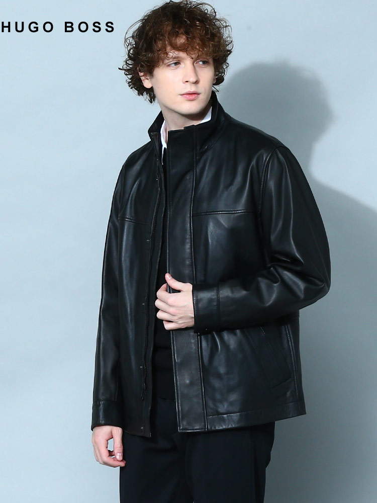 ヒューゴボス メンズ ブルゾン HUGO BOSS ブランド ハーフコート