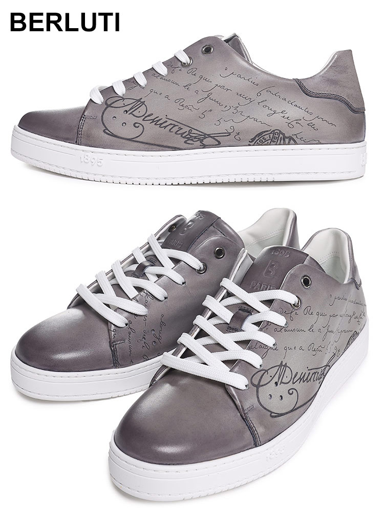 BERLUTI (ベルルッティ) プレイタイム スクリット レザースニーカー