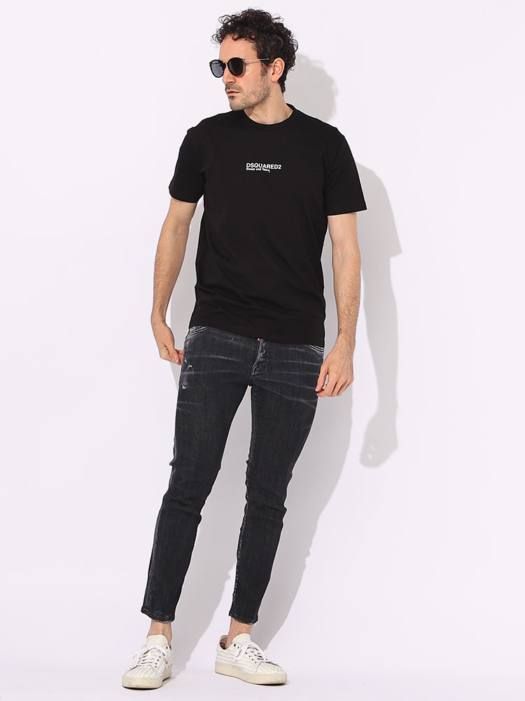 DSQUARED2 (ディースクエアード) ダメージ ボタンフライ ジーンズ