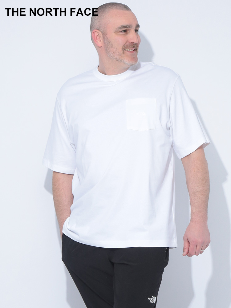 THE NORTH FACE (ザ ノースフェイス) ロゴ刺繍 オーバーサイズ クルー