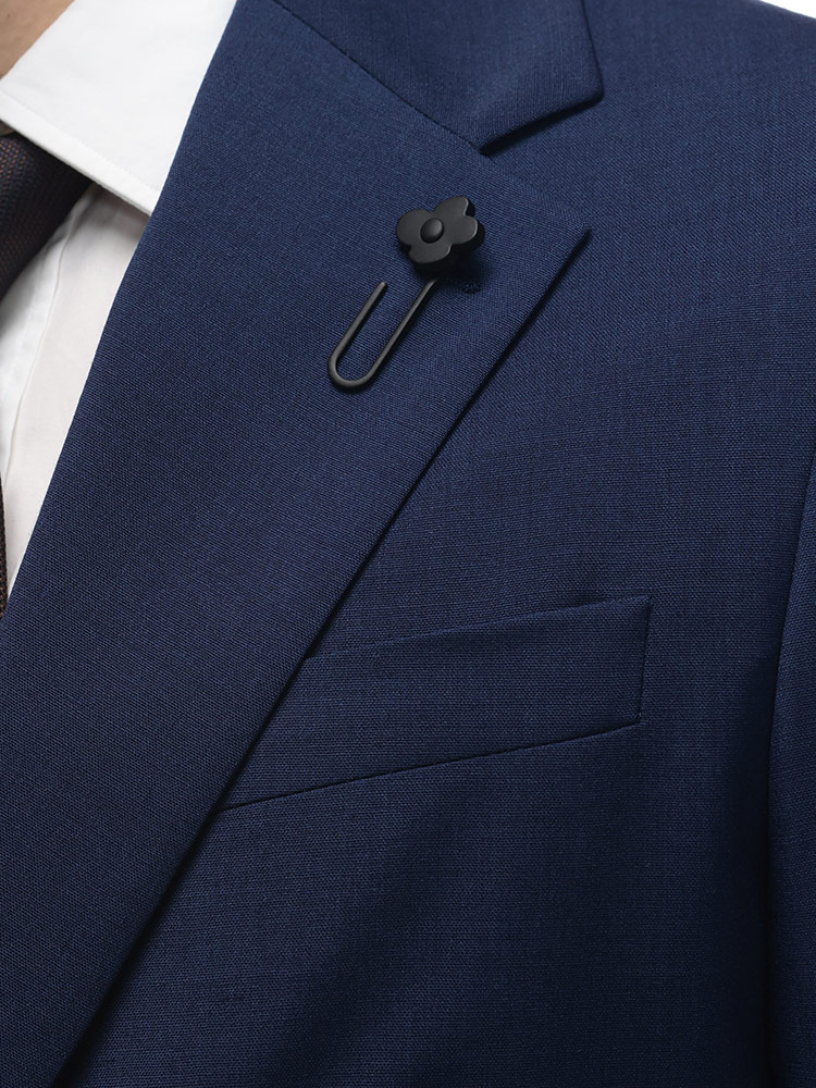 LARDINI (ラルディーニ) ストレッチウール シングル ノータック スーツ