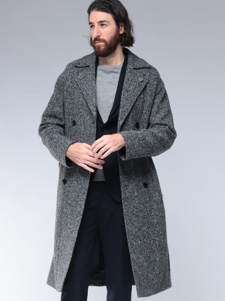 LARDINI (ラルディーニ) ホームスパン トレンチコート LDADRIELC65617