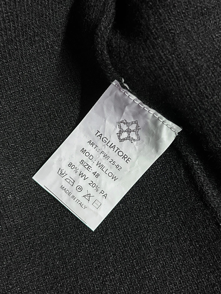 TAGLIATORE (タリアトーレ) ウール混 ダブル ニットジャケット