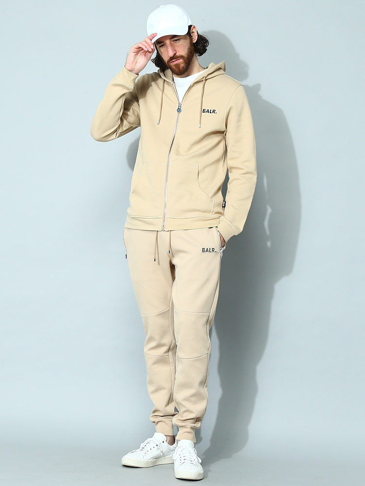 BALR. (ボーラー) メタルロゴ フルジップ パーカー BA12671018 メンズ