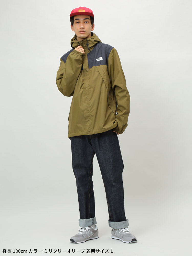 THE NORTH FACE (ザ ノースフェイス) ロゴプリント フルジップ