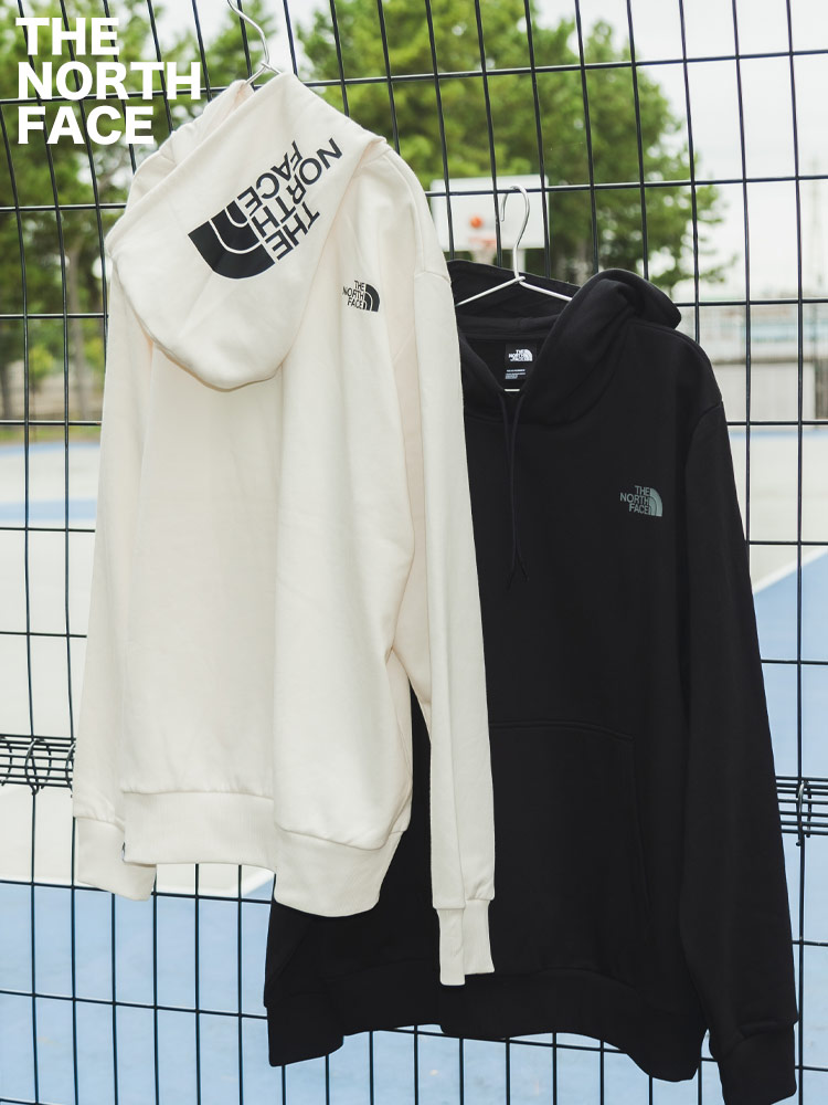 THE NORTH FACE (ザ ノースフェイス) 裏起毛 フードロゴ ポケット付き