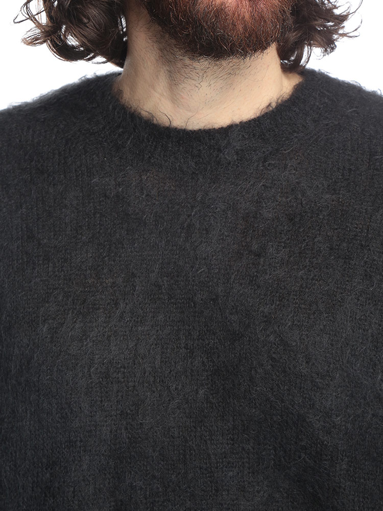 AURALEE (オーラリー) モヘヤ クルーネック ニット AURALEEA24AP03K