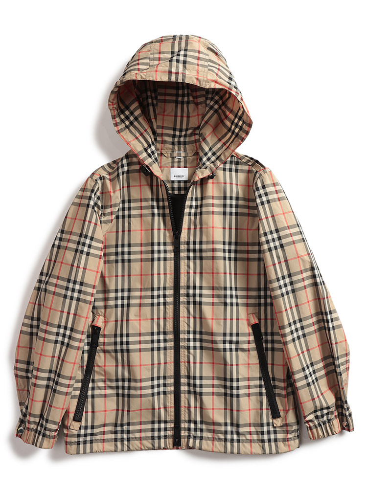 BURBERRY (バーバリー) チェック柄 フルジップ ブルゾン レディース 4