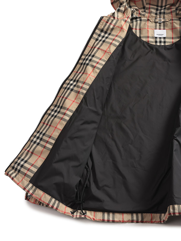 BURBERRY (バーバリー) チェック柄 フルジップ ブルゾン レディース 4