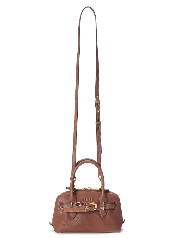 MIU MIU (ミュウミュウ) アバンチュール ミニ ナッパレザー バッグ