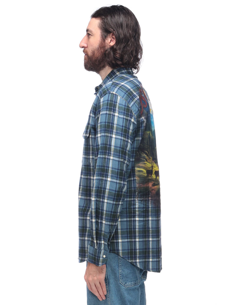 DSQUARED2 (ディースクエアード) フランネル バックプリント チェック