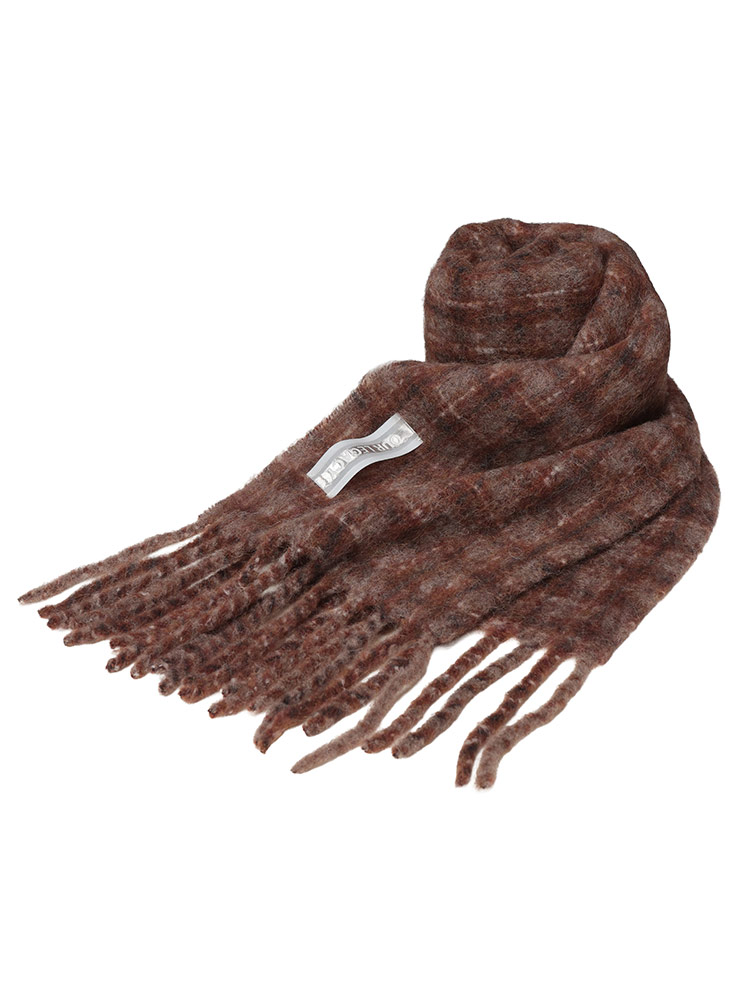 OUR LEGACY (アワーレガシー) アルパカ チェック マフラー ESTATE