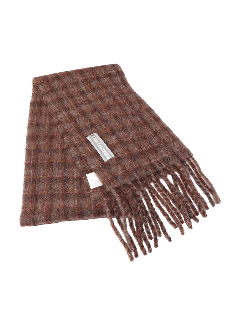 OUR LEGACY (アワーレガシー) アルパカ チェック マフラー ESTATE