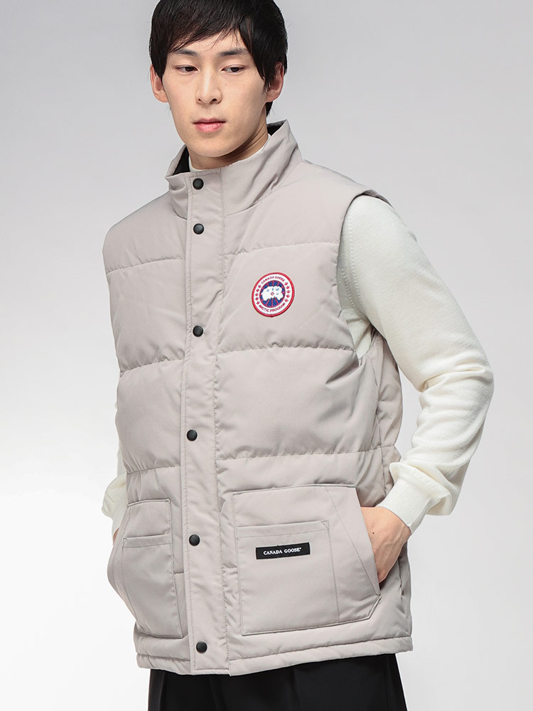 CANADA GOOSE (カナダグース) スタンド ダブルジップ ダウンベスト
