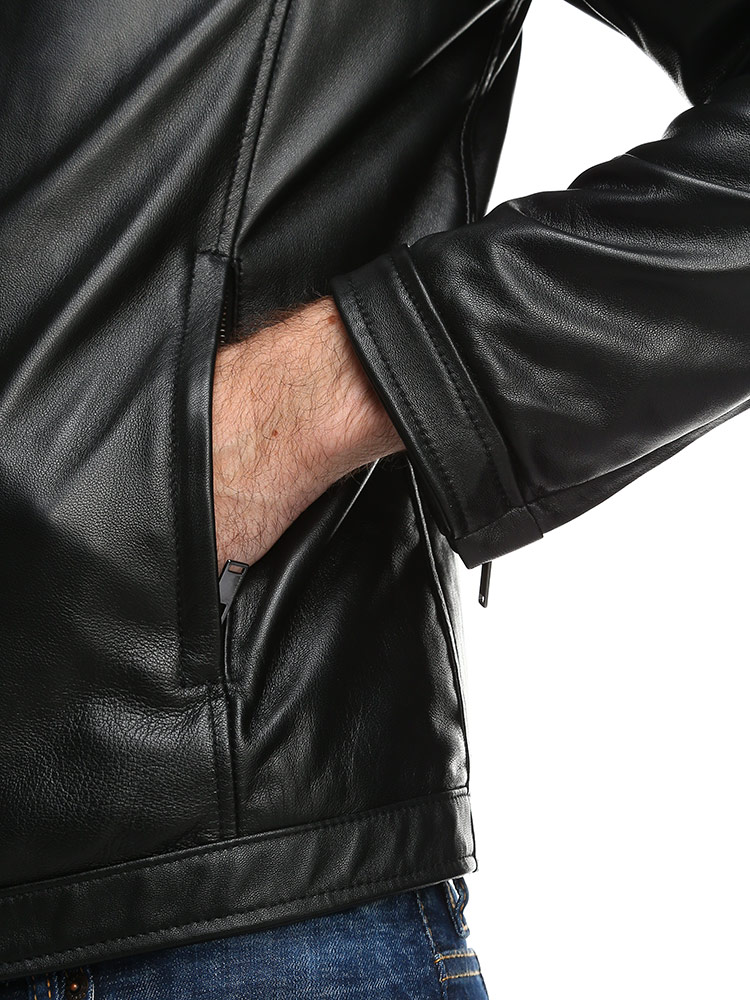 TAGLIATORE (タリアトーレ) ラムレザー フルジップ ライダース