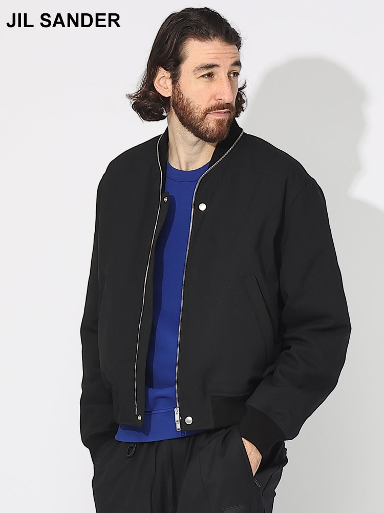 JIL SANDER (ジルサンダー) 無地 ダブルジップ ジャケット