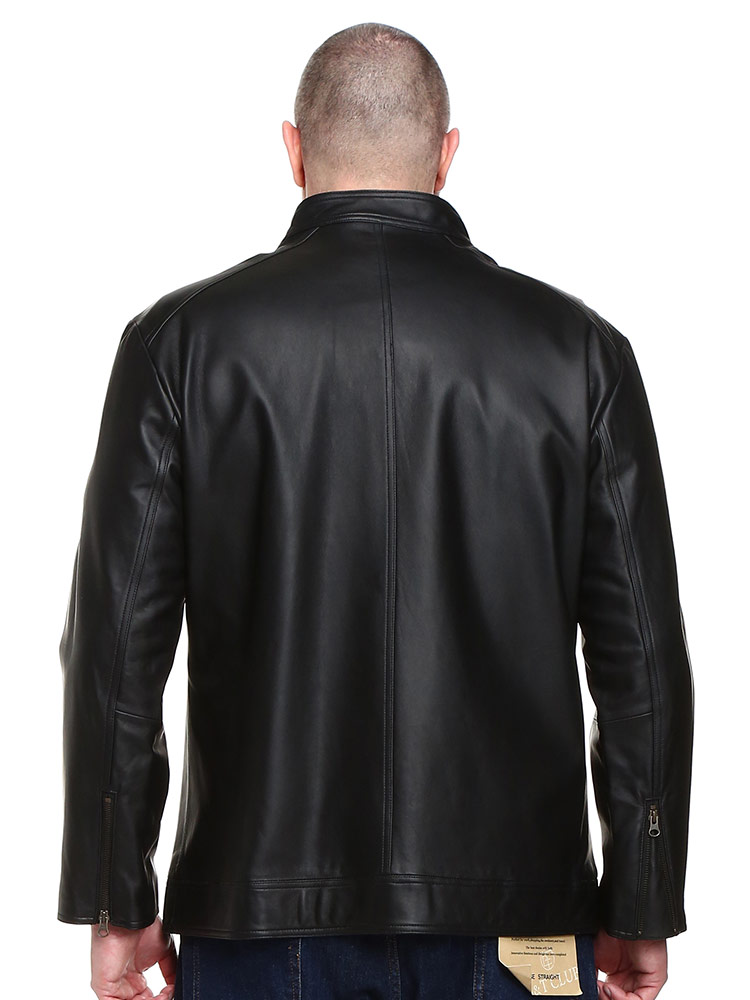 大きいサイズ メンズ B＆T CLUB (ビーアンドティークラブ) ラムレザー