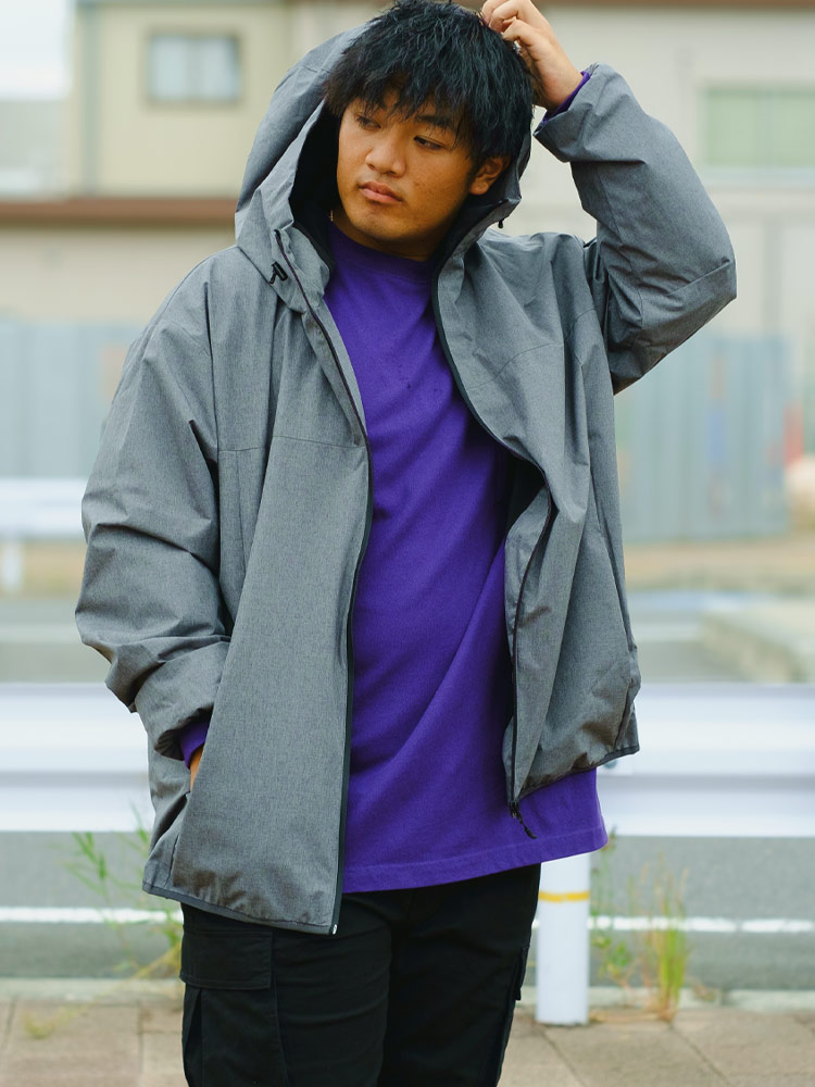 フルジップ パーカー EVOL-TEX 裏メッシュ アウター ジャケット