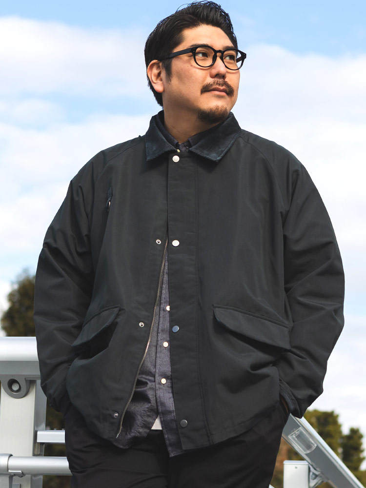 フライフィッシング ジャケット 裏起毛 フルジップ アウター ブルゾン