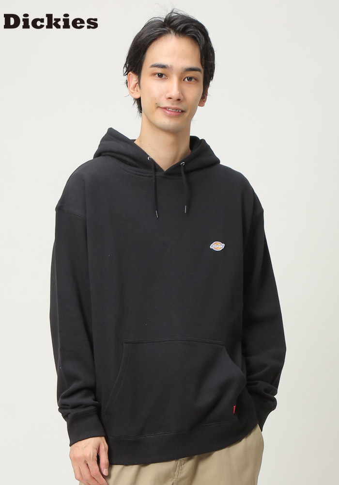 Dickies (ディッキーズ) 裏毛 ワンポイント プルオーバー パーカー M L
