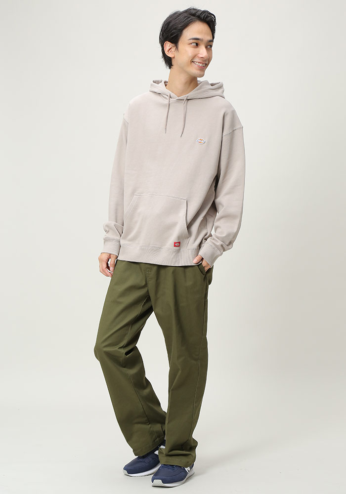Dickies (ディッキーズ) 裏毛 ワンポイント プルオーバー パーカー M L