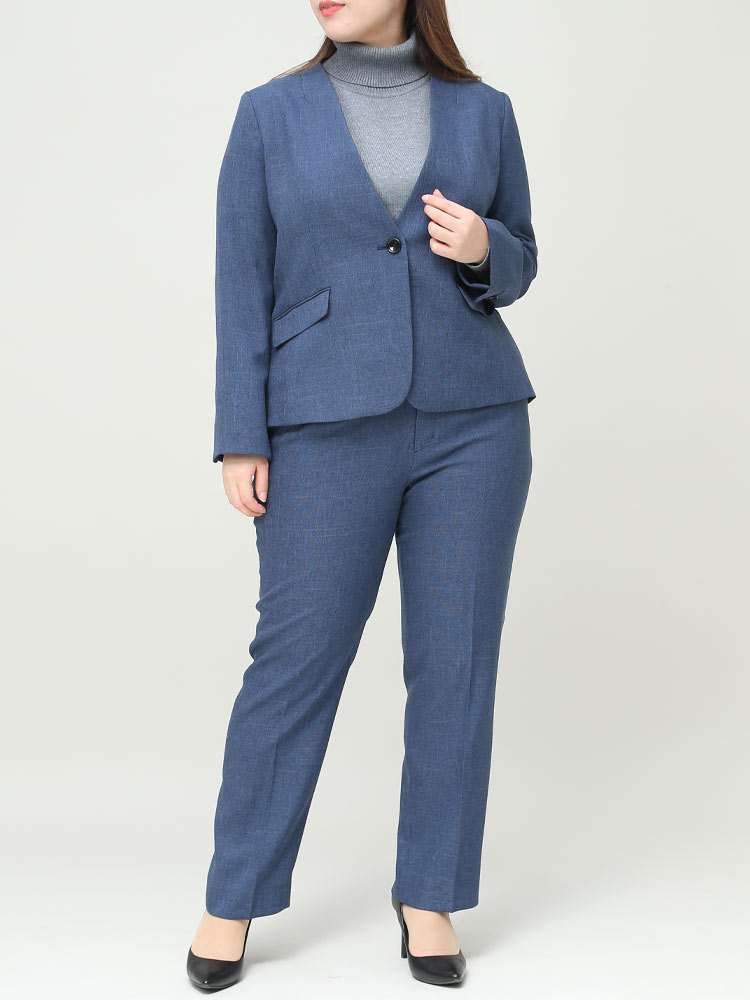 theo dore (セオドール) ウォッシャブル ノーカラー シングル パンツ