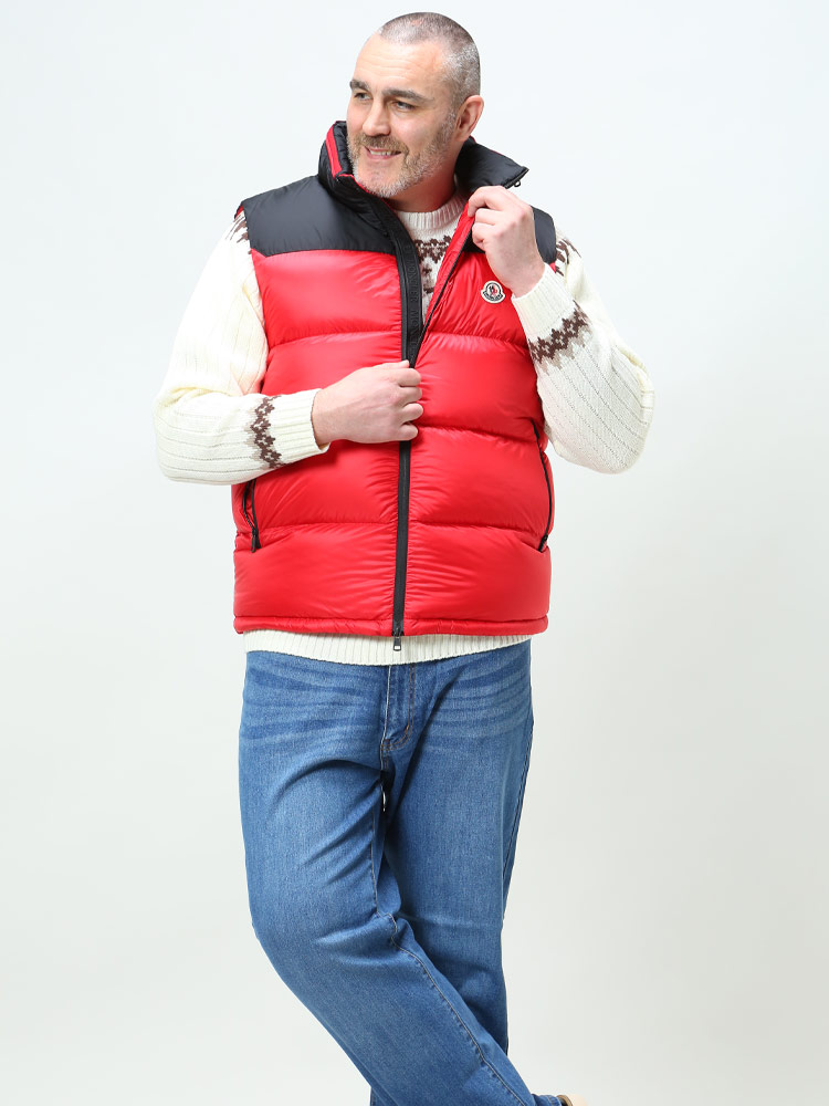 モンクレール メンズ ベスト MONCLER ブランド ダウンベスト アウター