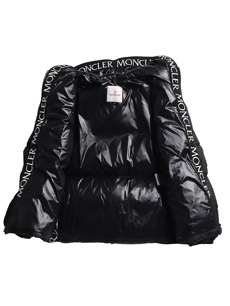 MONCLER (モンクレール) グログランロゴ フルジップ ダウンジャケット
