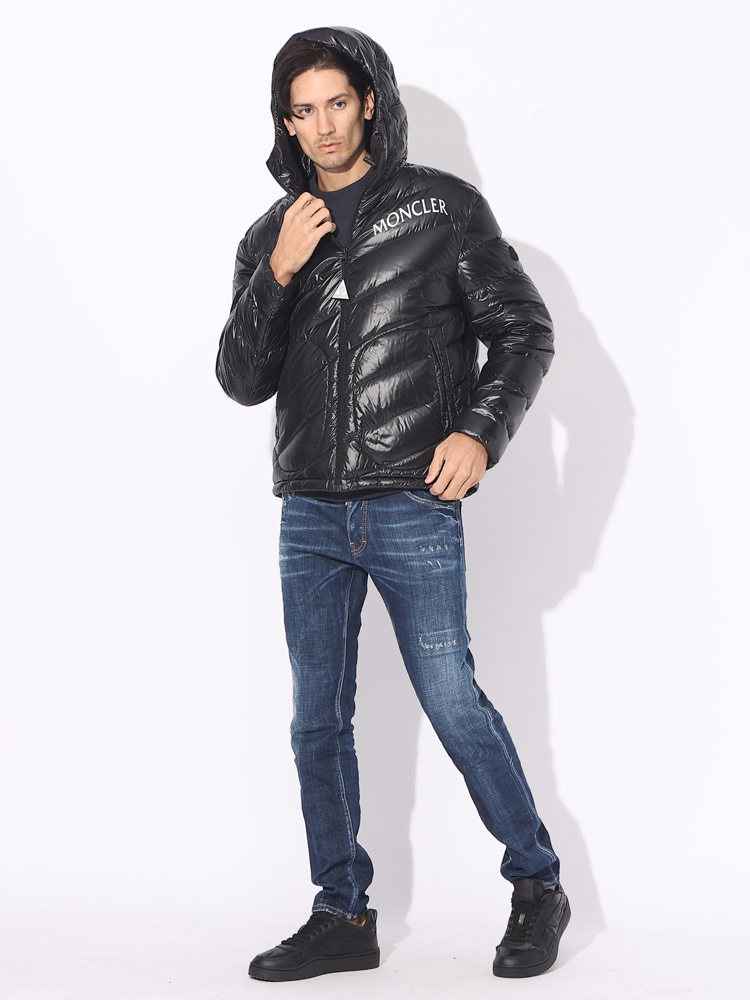 MONCLER (モンクレール) 斜めキルティング フルジップ SHAMA ダウン