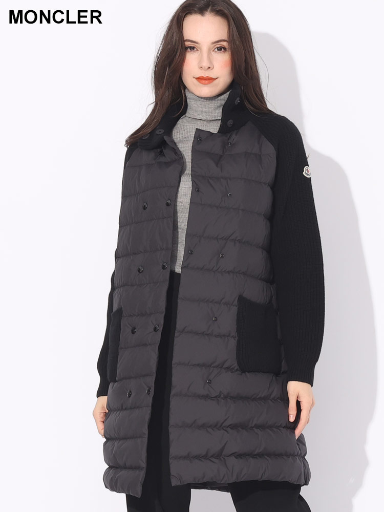 MONCLER モンクレール ニット切り替え トリコットカーディガン MONCLER