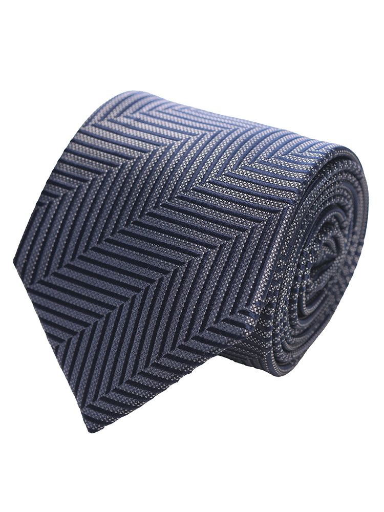 GUCCI (グッチ) シルク100％ ダミエジャガード 総柄 ネクタイ