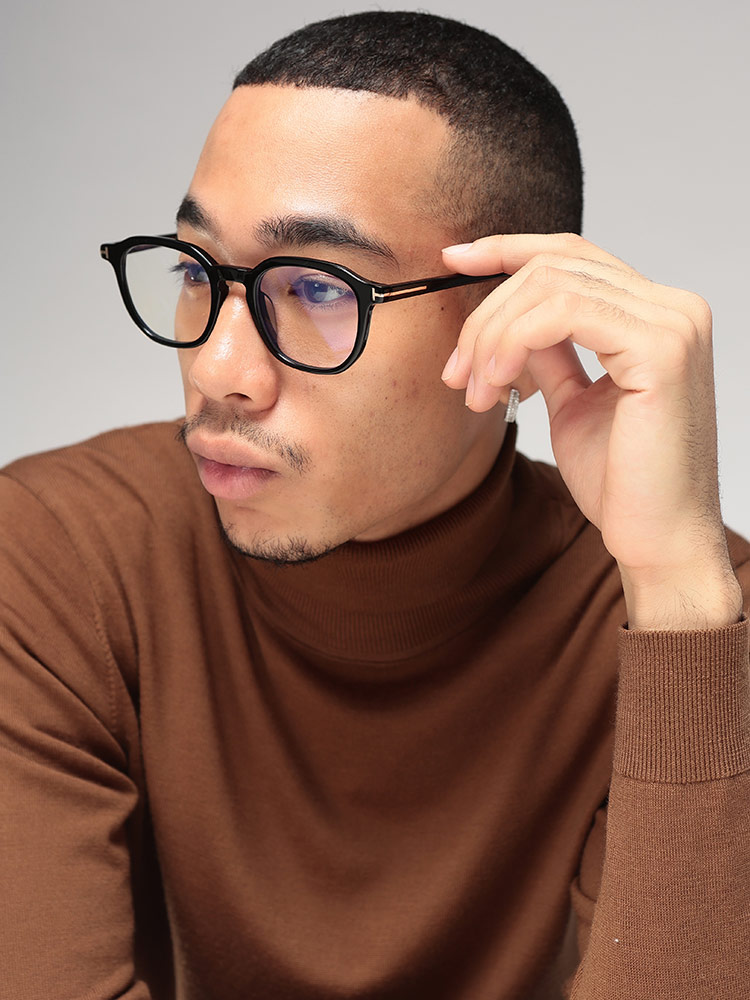 TOM FORD (トムフォード) ウェリントン オプティカル クリアレンズ