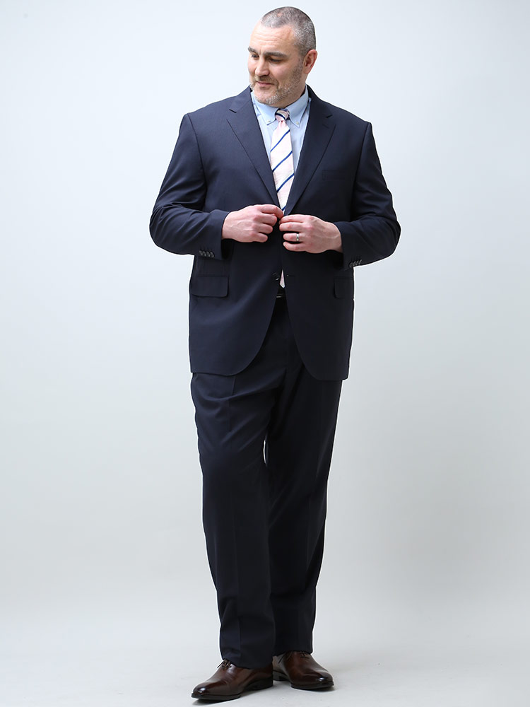 大きいサイズ メンズ B＆T CLUB ビジ軽 ウォッシャブル シングル 2