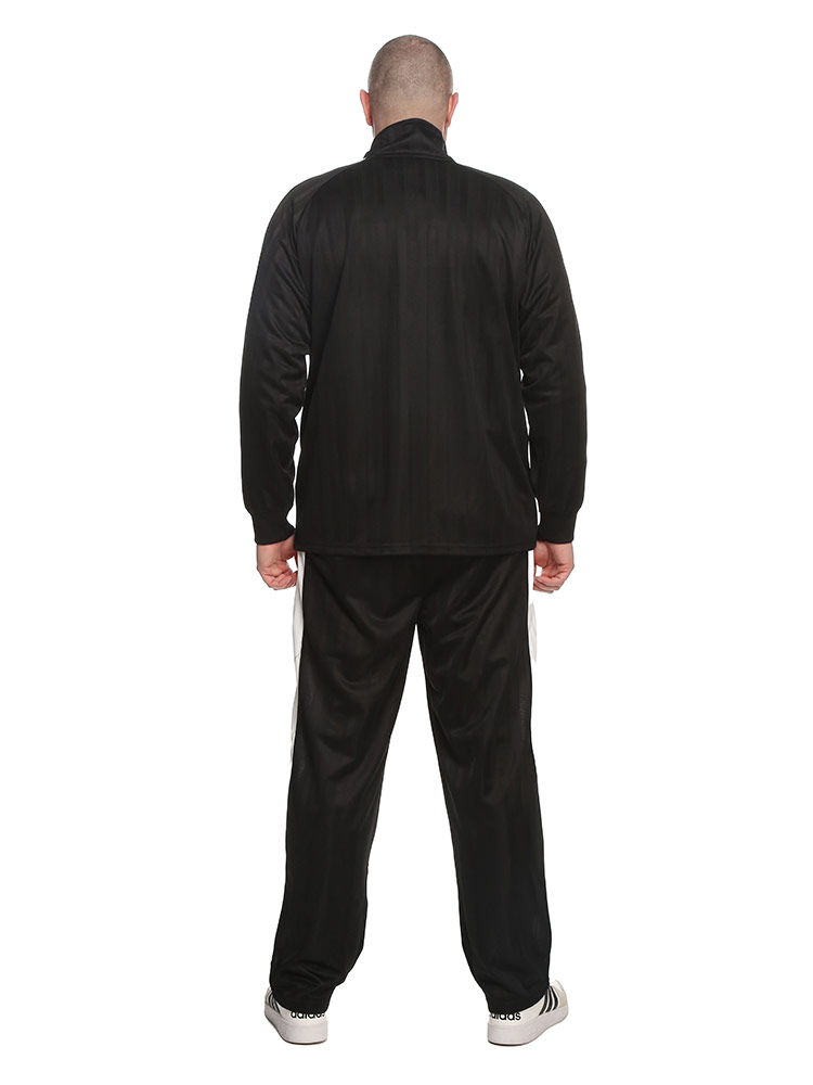 シャドーストライプ フルジップ ジャケット ウエストゴム ジャージ